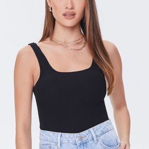 Forever 21 ribbed sweater knit tank top